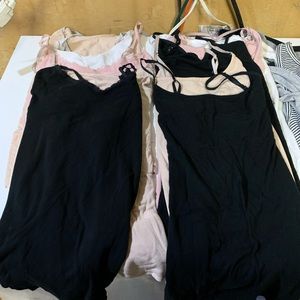 Lot of 10 strappy tank tops